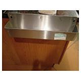 21.5" Stainless Steel Wall-Mount Organizer Bin