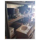 Metal Shelving Unit, 6ft Tall, 7ft Long
