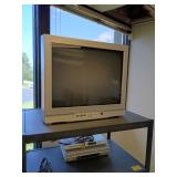 Symphonic CRT TV with ESA VCR and DVD Player