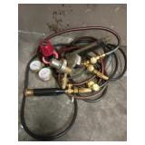 Victor Acetylene Regulator With Hoses and Gauges