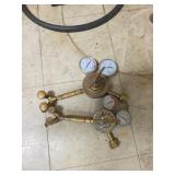 Victor and Harris Brass Gas Regulators