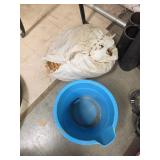 Coiled Natural Fiber Rope in Sack