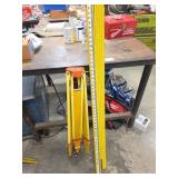 Surveyorï¿½s Leveling Staff and Tripod