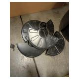Four Metal Grinder Wheel Guards