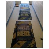 Industrial Safety Floor Mat Set, 3-Piece