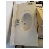 Demonstration Bathroom Sink With Faucet
