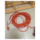 Orange Outdoor Extension Cord