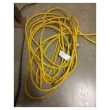 Yellow Heavy-Duty Extension Cord with Triple Outle