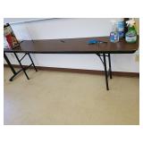 Pressboard Table, 96 x 18 x 29 Inches