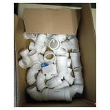 White PVC Plumbing Fittings