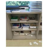 Empty Metal Office Storage Cabinet, 36x19x39