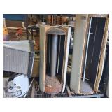 Display Hot Water Heaters on Steel Rolling Cart