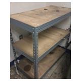 Metal Frame Utility Shelving Unit Approx 3ft Tall