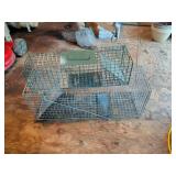 Two Metal Live Animal Traps