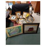 Artwork Collection With Framed Prints