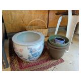 Planters and Wicker Baskets