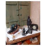 Coal Miner Figurine Collection and Seth Thomas Clo