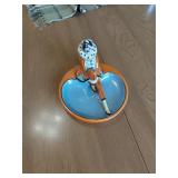 Art Deco Porcelain Figural Ashtray