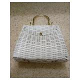 Baru White Wicker Handbag, Hong Kong