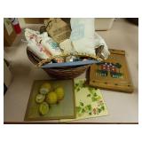 Vintage Kitchen Decor and Baskets