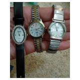 3 Women's Watches Bijoux Terner Timex