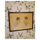 Bessie Pease Gutmann Framed Print, 21 x 15 in