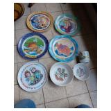 Childrenï¿½s Plastic Plate and Bowl Set