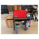 Weber Red Gas Grill With Propane Tank