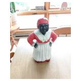Vintage 11-Inch Cast-Iron Mammy Bank