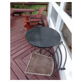 Outdoor Bistro Set With Mosaic Table and Chairs