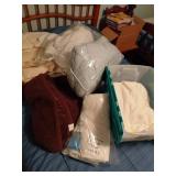 Bedding Lot With Blanket, Pillows, Linens