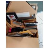 Three Boxes: Frames, Books, Supplies