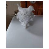 Westmoreland Milk Glass Bird on Nest Dish