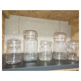 Clear Glass Latch Canning Jars
