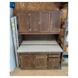 Hoosier Cabinet, 67in Tall, 47.5in Wide, Wood