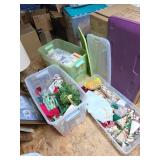 Holiday Decorations in Storage Totes