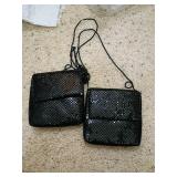 Black Metal Mesh Evening Bags