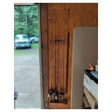 Six Mixed Brand Fishing Poles and Reels