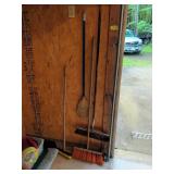 Garage Cleaning Brooms and Sweeping Tools