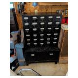 Heavy Duty Two-Piece 32-Drawer Metal Cabinet