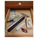 Office Supplies Lot: Swingline, Tape, Calculator