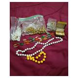 Costume Jewelry Beads and Chains