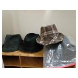4 Men's Fedoras, Stetson and Churchill