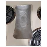 GF Ponceau Hand Hammered Pewter Tray