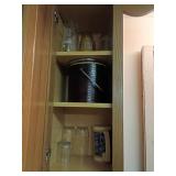 Glassware and Ice Bucket, Contents Only