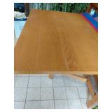 Wood Drop Leaf Table, 57x31x29in