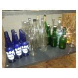 24 Mixed Empty Beverage Bottles