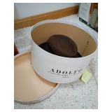 His Excellency Felt Fedora in Adolfo Hat Box