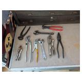 Pliers and Adjustable Wrench Lot