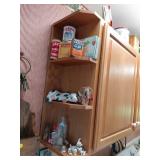 Vintage Kitchen Shelf Decor Lot